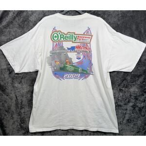 O’Reilly Raceway Park NHRA US Nationals 2009 T Shirt White 2XL Gildan